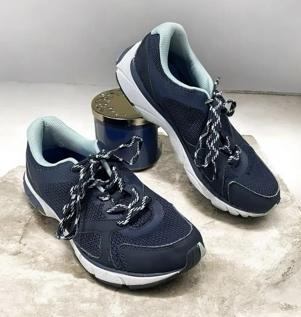 Vionic Tokyo Navy Women's Size 9 Lace Up Sneakers Everyday Wear Shoes -Athletic
